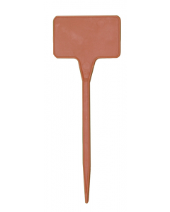 Plaatetiket recht T-15 / 5,5 x 3,5 cm oranje