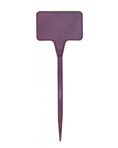 Plaatetiket recht T-15 / 5,5 x 3,5 cm paars