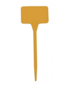 Plaatetiket recht C-15 / 5,5 x 3,5 cm geel