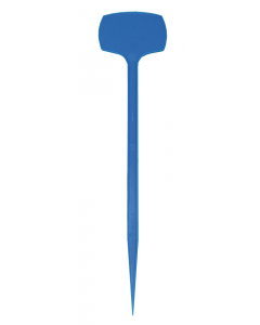 Plaatetiket recht M-28 / 6,5 x 4,5 cm blauw