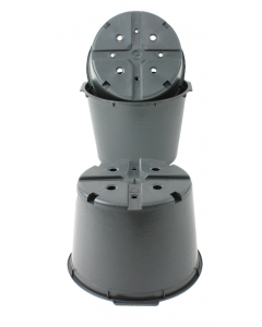 JP container 10 l / Ø30 x 21 cm zwart