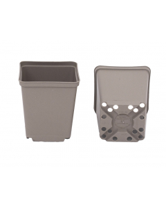 Vierkante pot 0,27 l / 7 x 7 x 8 cm taupe