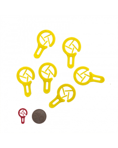 Merkringetje groot geel / 1000 per zak