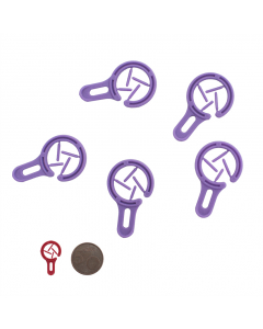 Merkringetje groot paars / 1000 per zak