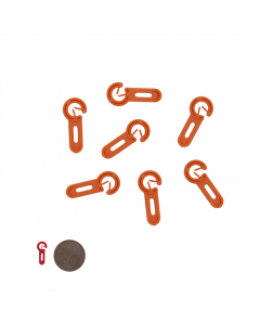 Merkringetje klein oranje / 1000 per zak