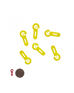 Merkringetje klein geel / 1000 per zak