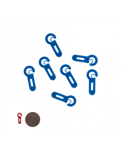 Merkringetje klein donkerblauw / 1000 per zak