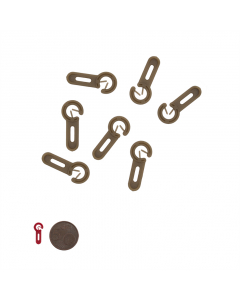 Merkringetje klein koperbruin / 1000 per zak