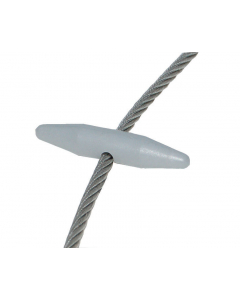 Wallguide klimsportje kunststof 50 mm