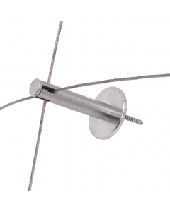 Wallguide RVS montageset Robust 123 mm kruis