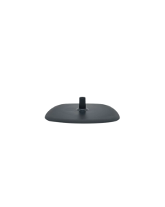 Voetplaat kunststof 17,5 x17,5 cm / antraciet