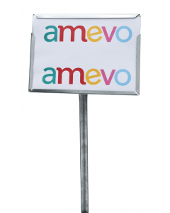 Etikethouder A4 / liggend-dicht / stok 46 cm