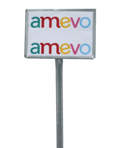 Etikethouder A5 / liggend-open / stok 46 cm