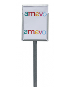 Etikethouder A5 / staand-dicht / stok 46 cm