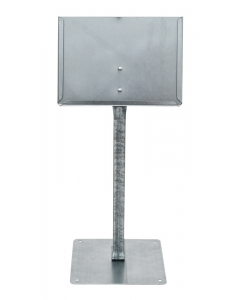 Etikethouder A5 / liggend-open / vaste voet/ 30 cm