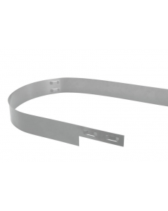 Mevosteel 2 mm RVS AISI 304 randbegrenzing,  225 x 10,2 cm