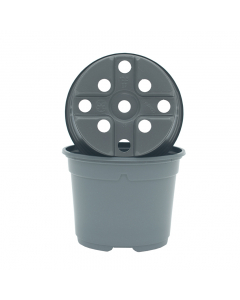 Vacuüm pot 0,48 l / Ø 10,5 x 8 cm / 5º / PIR grijs