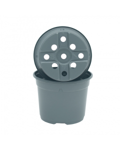 Vacuüm pot 0,75 l / Ø 12 x 9,1 cm / 5º / PIR grijs