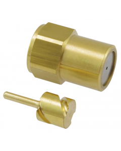 Birchmeier Duro neveldop met tol 1,5 mm messing