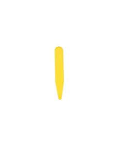 Steekstripetiket Mini 6 x 1 cm geel