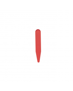 Steekstripetiket Mini 6 x 1 cm rood