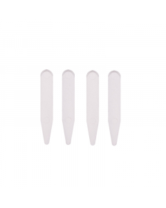 Steekstripetiket Mini 6 x 1 cm wit