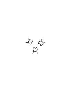 JOBU clipring 20 mm recycle zwart PCR / bulk